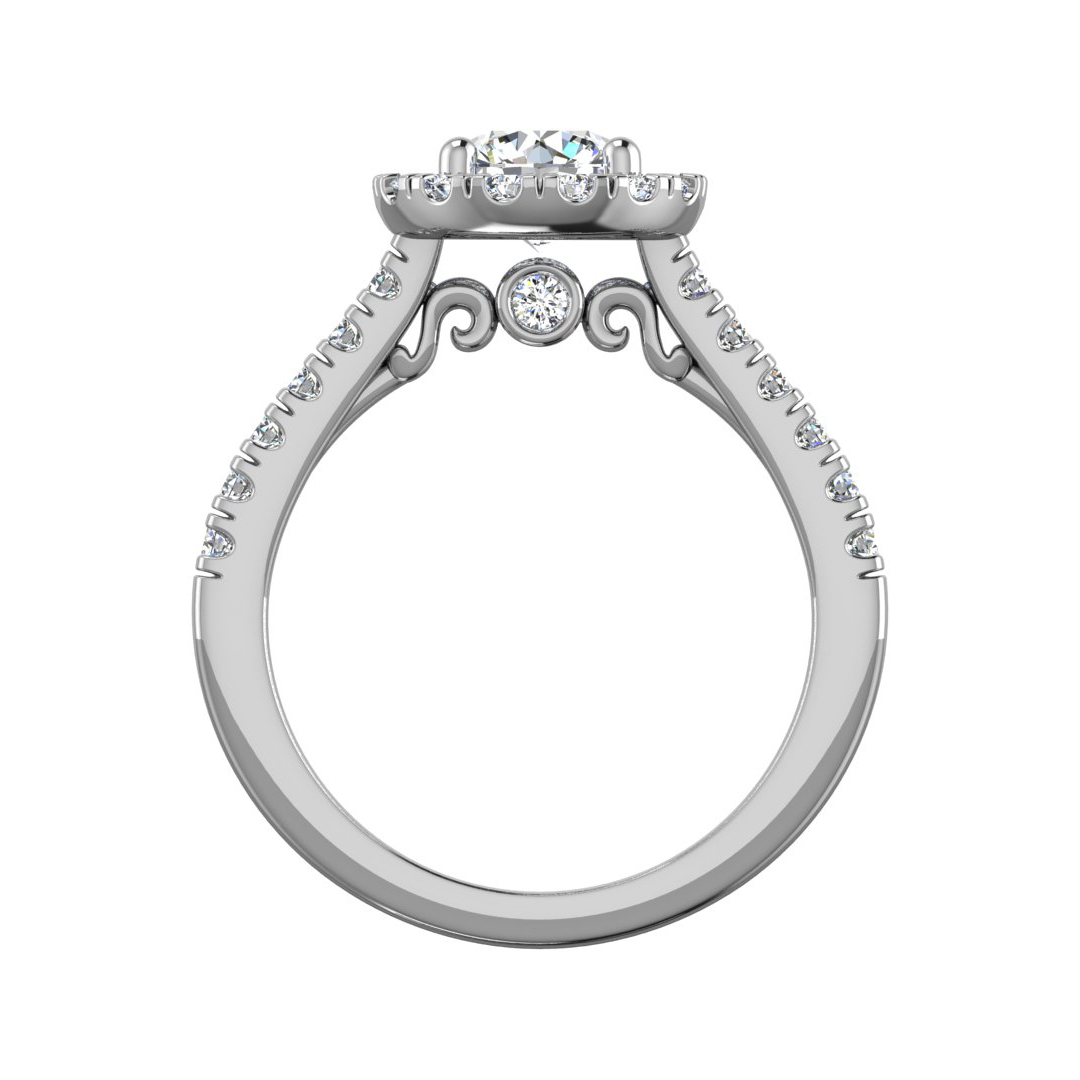 Myla Halo Engagement Ring